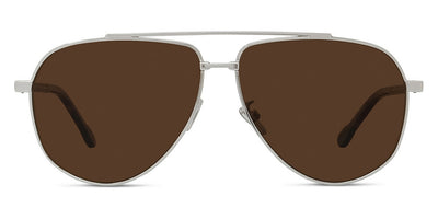 Fred® FG40051U FRD FG40051U 16M 60 - Shiny Palladium/Brown Sunglasses