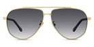 Fred® FG40051U FRD FG40051U 30D 60 - Shiny CL Gold/Gradient Smoke Sunglasses