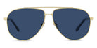 Fred® FG40051U FRD FG40051U 30H 60 - Shiny CL Gold/Blue Sunglasses