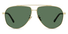 Fred® FG40051U FRD FG40051U 30R 60 - Shiny CL Gold/Green Sunglasses