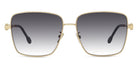 Fred® FG40052U FRD FG40052U 30B 59 - Shiny CL Gold/Gradient Smoke Sunglasses