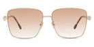 Fred® FG40052U FRD FG40052U 33F 59 - Shiny Red Gold/Gradient Nude Sunglasses