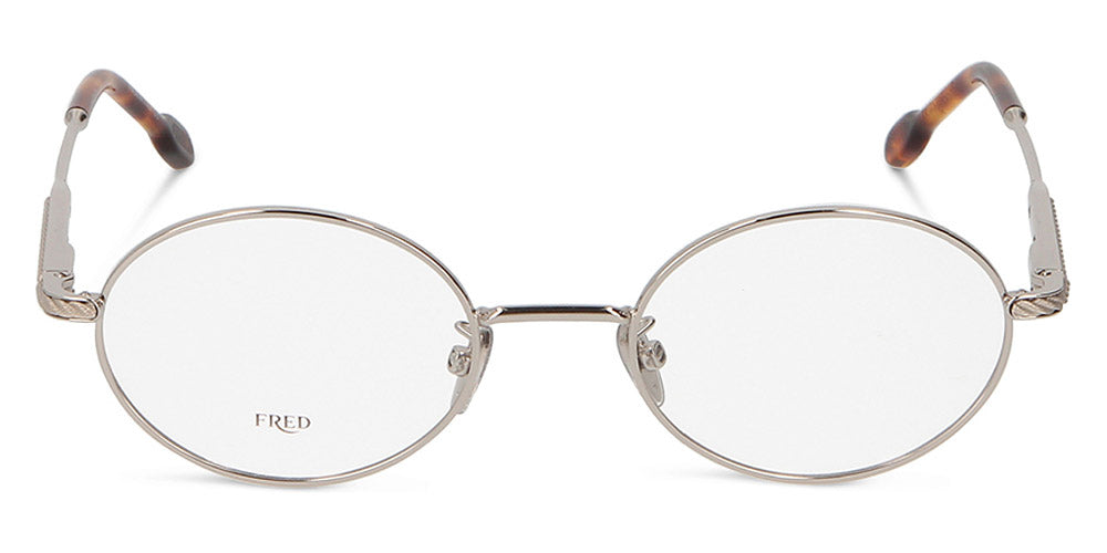 Fred® FG50019U FRD FG50019U 016 49 - Shiny Silver Eyeglasses