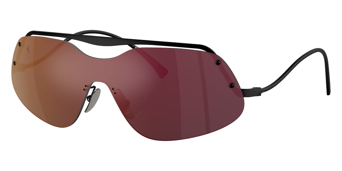Ferrari® FH1007 Sunglasses - Matte Black/Mirror Bronze