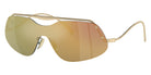 Ferrari® FH1007 Sunglasses - Pale Gold/Gold Mirror Blue