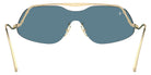 Ferrari® FH1007 Sunglasses - Pale Gold/Gold Mirror Blue