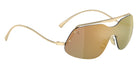 Ferrari® FH1007 Sunglasses - Pale Gold/Gold Mirror Blue