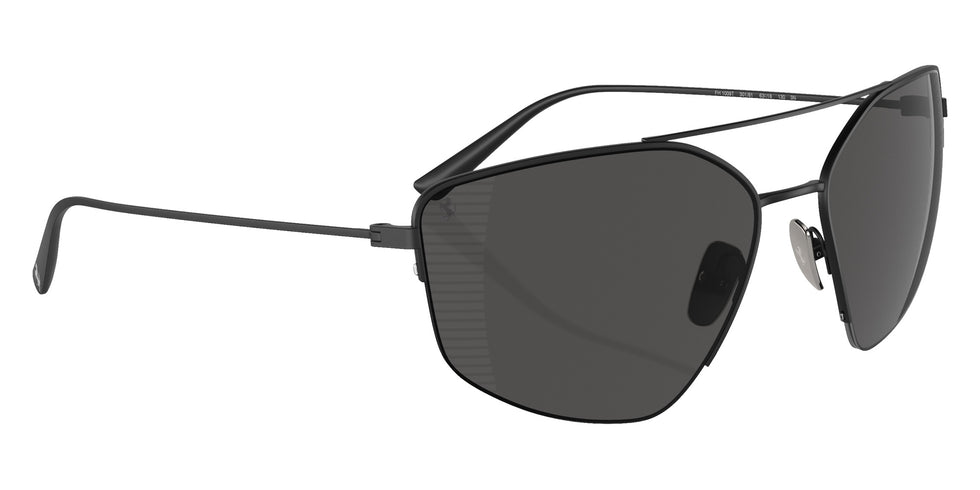 Ferrari® FH1009T Sunglasses - Matte Black/Polarized Grey