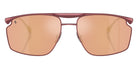 Ferrari® FH1017 Sunglasses - Bordeaux/Mirror Rose Gold