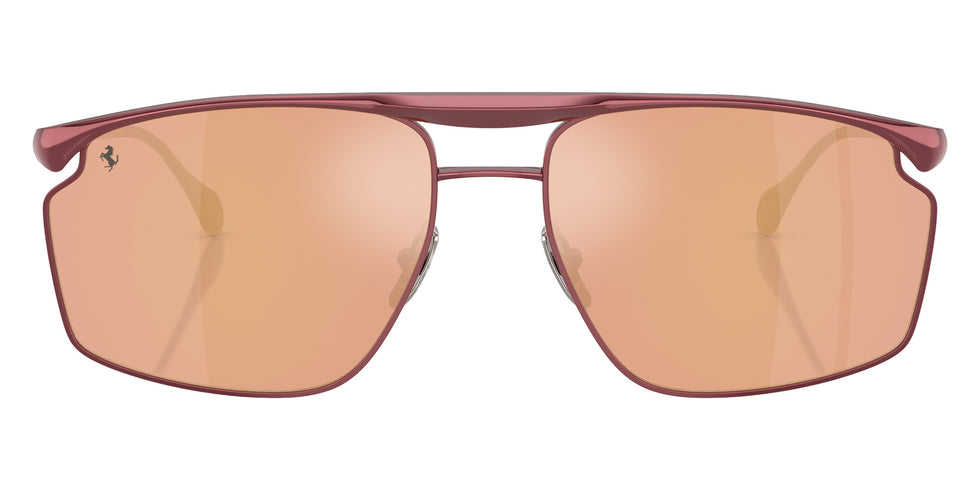 Ferrari® FH1017 Sunglasses - Bordeaux/Mirror Rose Gold