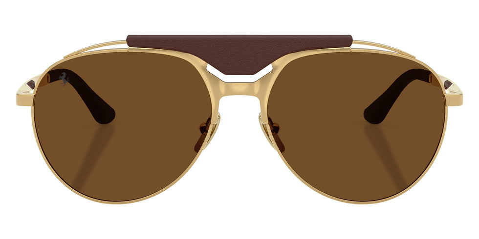 Ferrari® FH1020Q Sunglasses - Gold/Brown Polarized