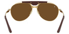 Ferrari® FH1020Q Sunglasses - Gold/Brown Polarized