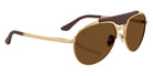 Ferrari® FH1020Q Sunglasses - Gold/Brown Polarized