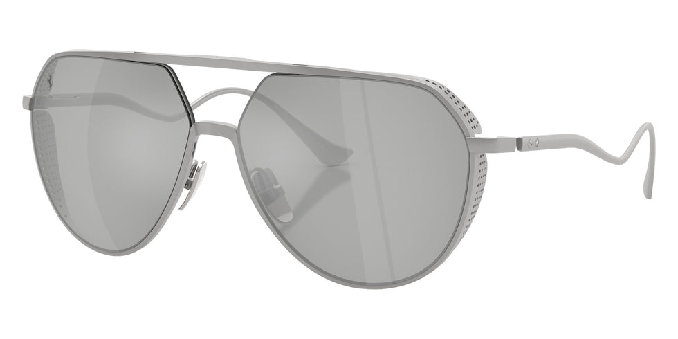 Ferrari® FH1021T Sunglasses - Matte Silver/Silver Mirror