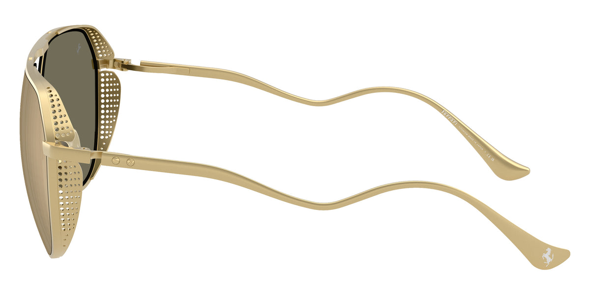 Ferrari® FH1021T Sunglasses - Matte Gold/Mirror Yellow Gold