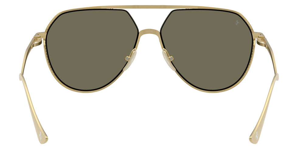 Ferrari® FH1021T Sunglasses - Matte Gold/Mirror Yellow Gold