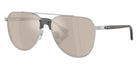 Ferrari® FH1028T Sunglasses - Silver Brushed/Clear White Gold