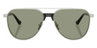Ferrari® FH1028T Sunglasses - Silver Matte/Dark Green/Red