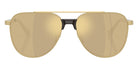 Ferrari® FH1028T Sunglasses - Gold Matte/Clear Yellow Gold