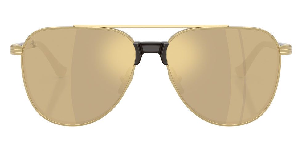 Ferrari® FH1028T Sunglasses - Gold Matte/Clear Yellow Gold