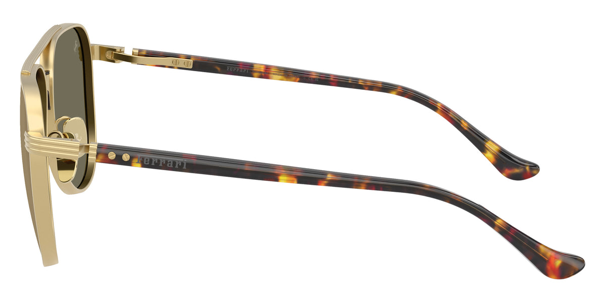 Ferrari® FH1028T Sunglasses - Gold Matte/Clear Yellow Gold