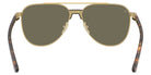 Ferrari® FH1028T Sunglasses - Gold Matte/Clear Yellow Gold
