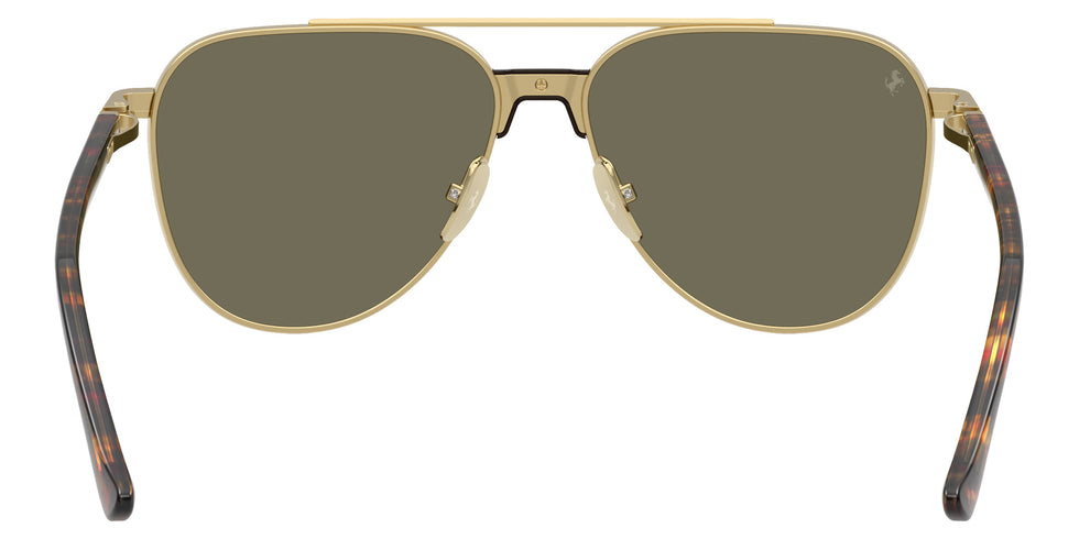 Ferrari® FH1028T Sunglasses - Gold Matte/Clear Yellow Gold