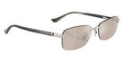 Ferrari® FH1029TD Sunglasses - Silver Brushed/Clear Mirror White Gold