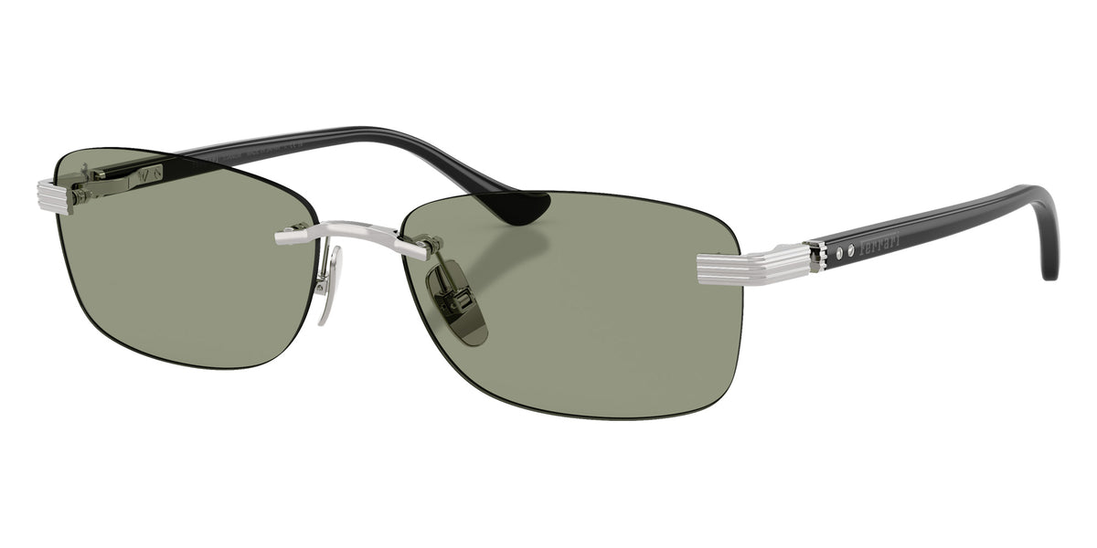 Ferrari® FH1029TD Sunglasses - Silver Brushed/Green/Red
