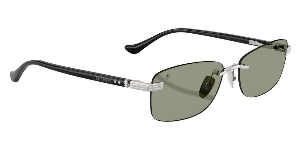 Ferrari® FH1029TD Sunglasses - Silver Brushed/Green/Red