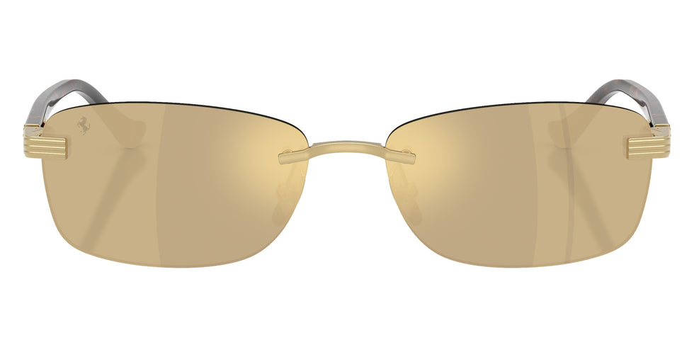 Ferrari® FH1029TD Sunglasses - Gold Matte/Clear Mirror Yellow Gold