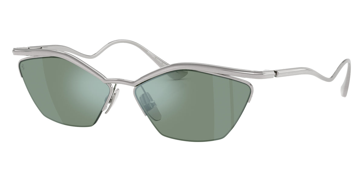 Ferrari® FH1030T Sunglasses - Silver Brushed/Light Blue Mirror