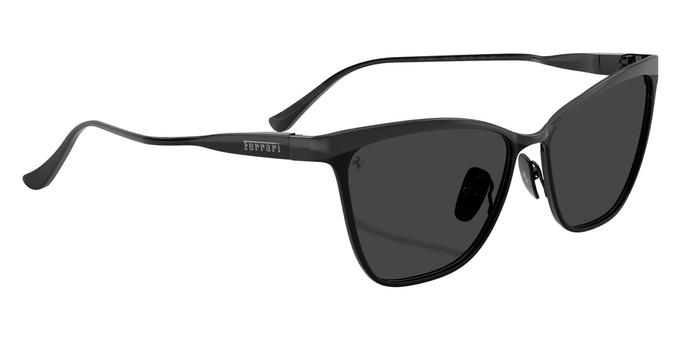 Ferrari® FH1031 Sunglasses - Black Matte/Black/Crystal