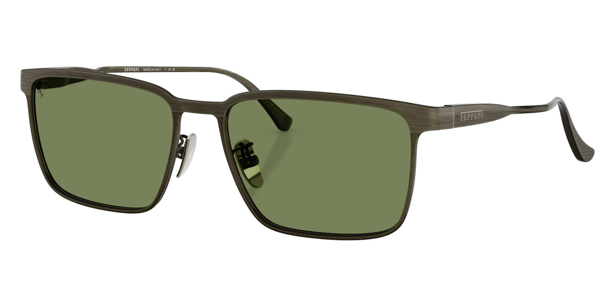 Ferrari® FH1033D Sunglasses - Grey Brush/Green Crystal