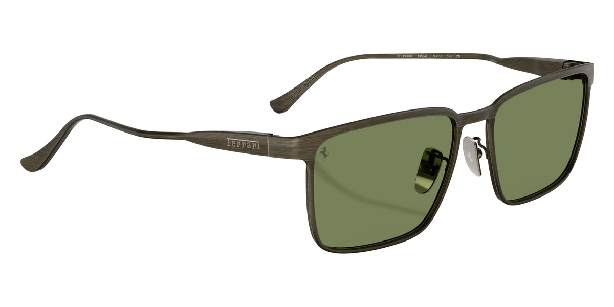 Ferrari® FH1033D Sunglasses - Grey Brush/Green Crystal