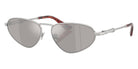 Ferrari® FH1038 Sunglasses - Silver Shiny/Light Grey Mirror Silver