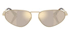 Ferrari® FH1038 Sunglasses - Pale Gold/Clear White Gold Mirror