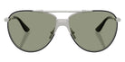 Ferrari® FH1039J Sunglasses - Silver Shiny/Dark Green