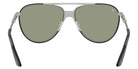 Ferrari® FH1039J Sunglasses - Silver Shiny/Dark Green