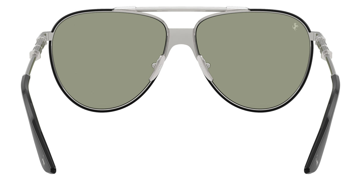 Ferrari® FH1039J Sunglasses - Silver Shiny/Dark Green