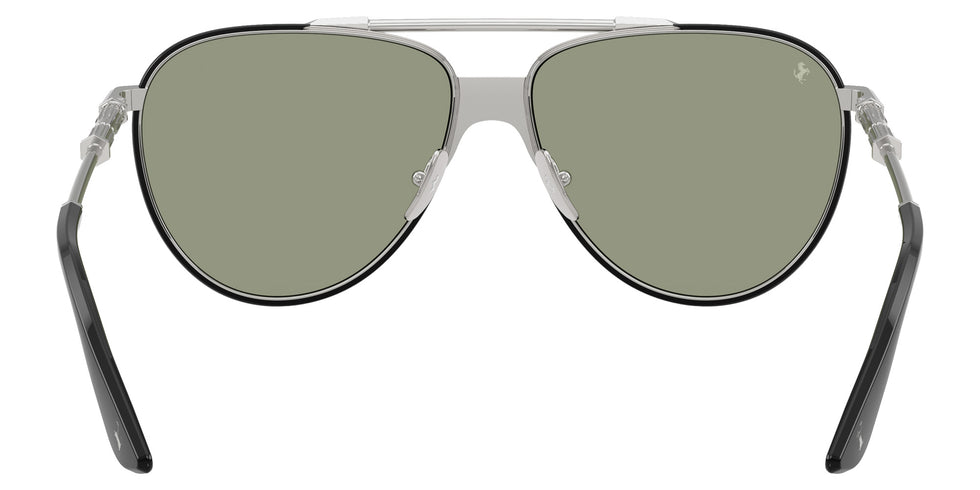 Ferrari® FH1039J Sunglasses - Silver Shiny/Dark Green