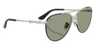 Ferrari® FH1039J Sunglasses - Silver Shiny/Dark Green