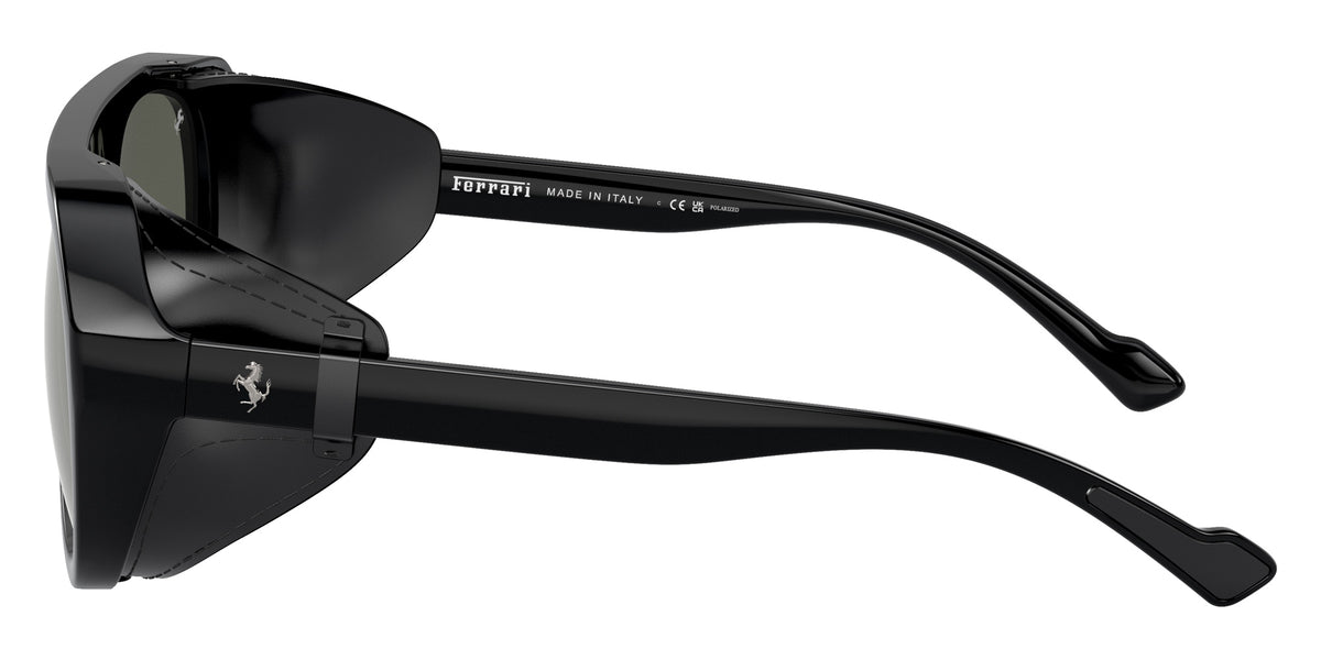 Ferrari® FH2002QU Sunglasses - Black/Mirror Silver Polarized