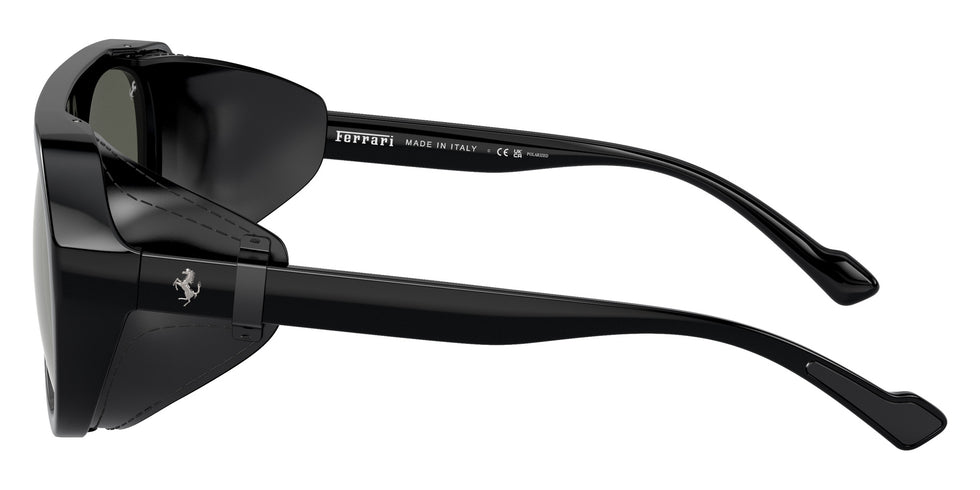 Ferrari® FH2002QU Sunglasses - Black/Mirror Silver Polarized