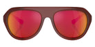 Ferrari® FH2002QU Sunglasses - Transparent Brown/Mirror Red Polarized