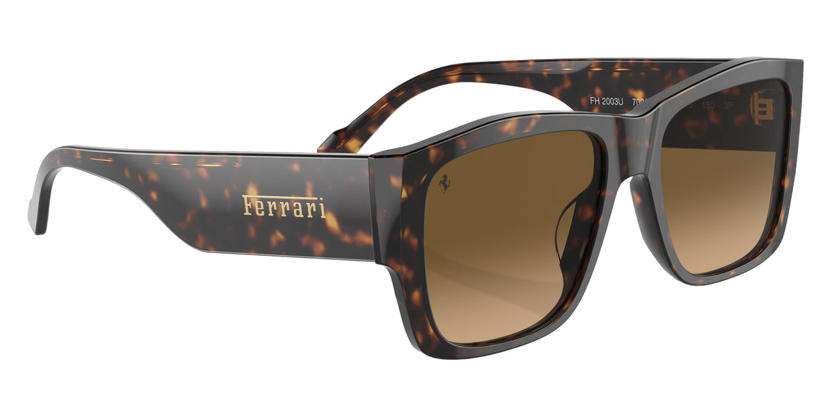 Ferrari® FH2003U Sunglasses - Havana/Polarized Brown Gradient