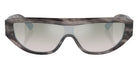 Ferrari® FH2004U Sunglasses - Striped Grey/Gradient Green Mirror