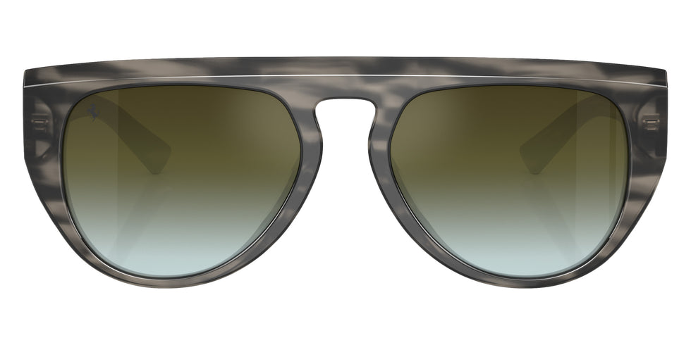 Ferrari® FH2005U Sunglasses - Striped Grey/Gradient Green Mirror