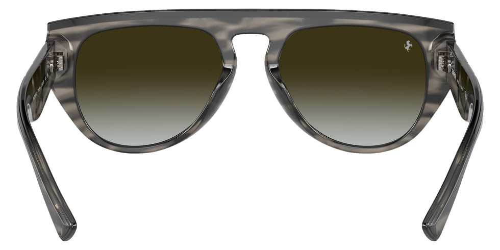 Ferrari® FH2005U Sunglasses - Striped Grey/Gradient Green Mirror