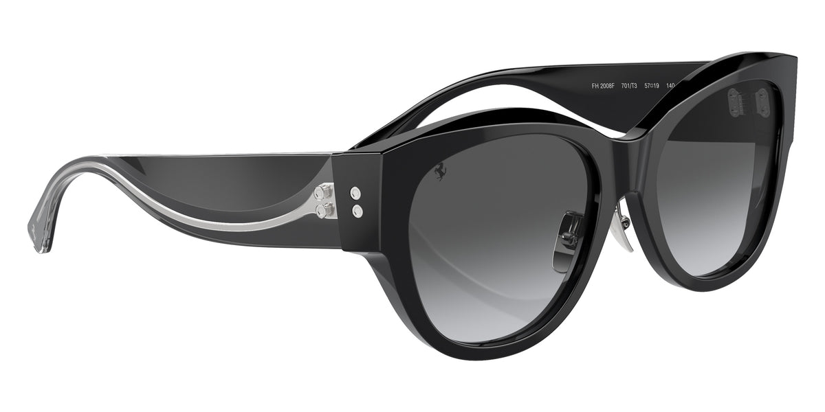 Ferrari® FH2008F Sunglasses - Black/Grey Gradient Polar